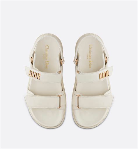 white dior sandals women.